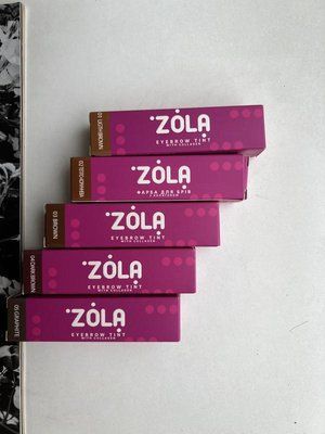 Фарба для брів з колагеном ZOLA Eyebrow Tint With Collagen - 05 Graphite (15 ml) 6068 фото