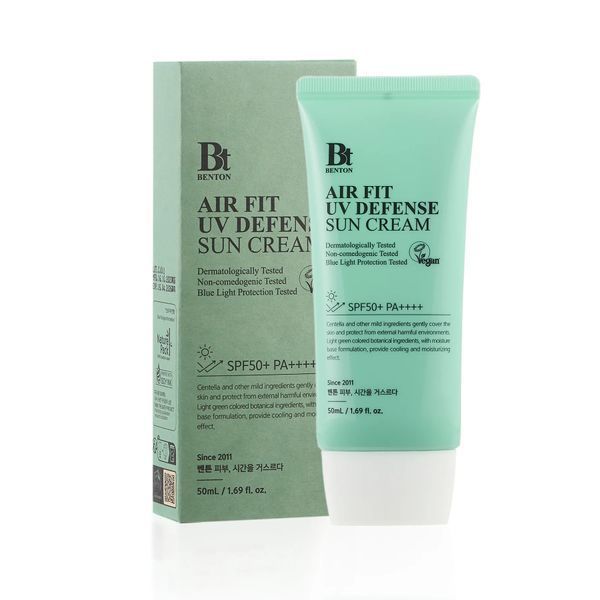 Легкий сонцезахисний крем із Центеллою Benton Air Fit UV defense Sun Cream SPF50+/PA++++ (50 ml) 5607 фото