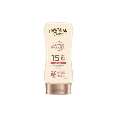 Молочко для засмаги Hawaiian Tropic Glowing Protection Beautifully Sheer Finish SPF15 (180 ml) 4113 фото