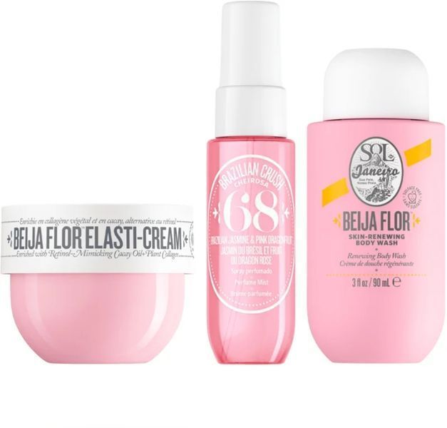 Подарунковий набір Sol de Janeiro Jet Set Beija Flor (body wash, elasti-cream, perfume mist) 9180 фото