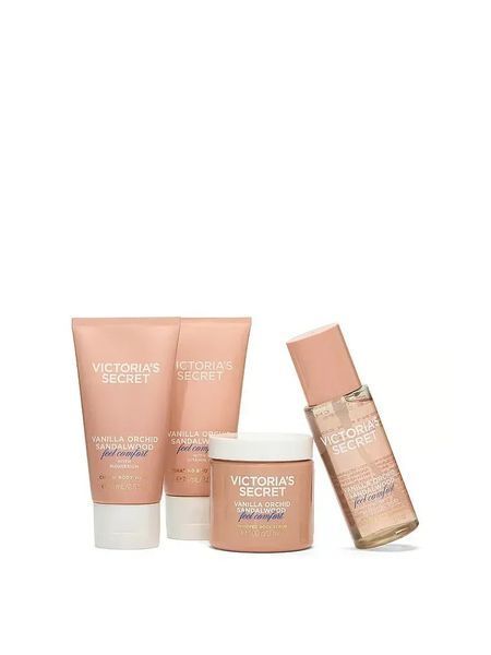 Подарунковий набір Victoria's Secret Vanilla Orchid Sandalwood (lotion, mist, cream wash, scrub) 4370 фото