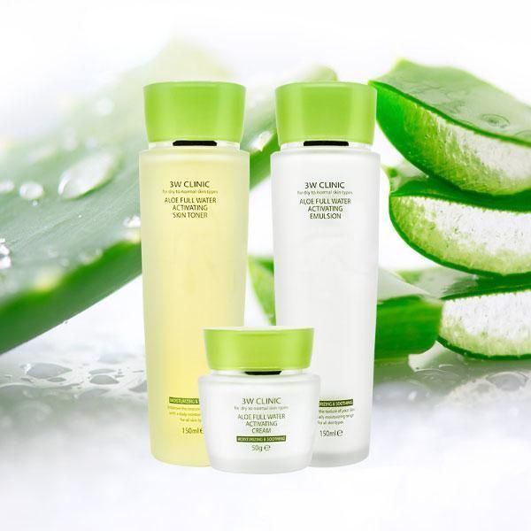 Крем для лица увлажняющий 3W Clinic Aloe Full Water Activating Cream (50 g) 4016 фото