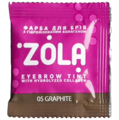 Фарба для брів з колагеном ZOLA Eyebrow Tint With Collagen - 05 Graphite (5 ml) 1823776439 фото