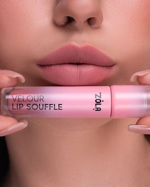 Оксамитова матова помада ZOLA Velour Lip Souffle - 01 Rose Dream (4.2 ml) 4419 фото