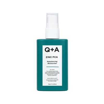 Увлажняющий крем для лица Q+A Zinc PCA Rebalancing Moisturiser (75 ml) 4228 фото