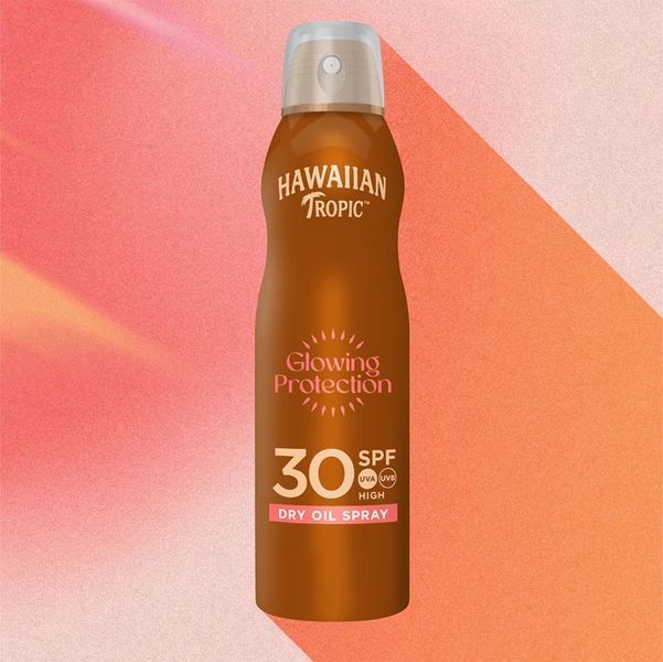 Суха олійка для засмаги Hawaiian Tropic Glowing Protection Dry Oil Spray SPF30 (180 ml) 4109 фото