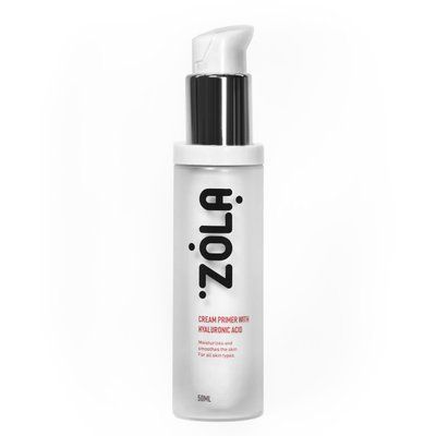 Крем праймер з гіалуронової кислотою ZOLA CREAM PRIMER WITH HYALURONIC ACID (50 ml) 24 фото