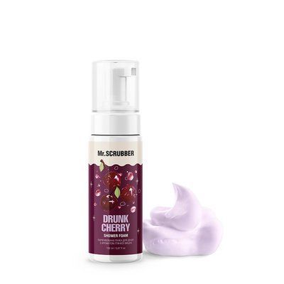 Пінка для душу Mr. Scrubber Shower Foam Drunk Cherry (150 ml) 3321 фото