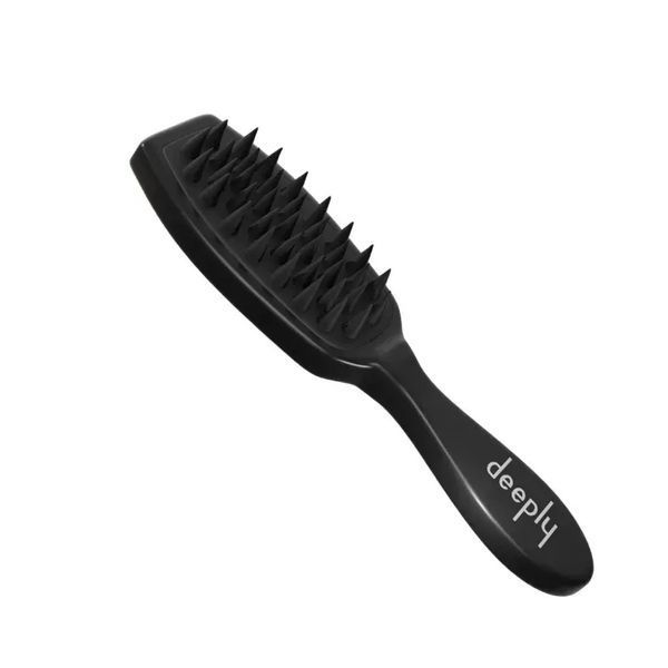 Масажна щітка з подовженою ручкою deeply hair cleaning brush 3168 фото