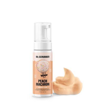 Пінка для душу Mr. Scrubber Shower Foam Peach Macaron (150 ml) 3328 фото