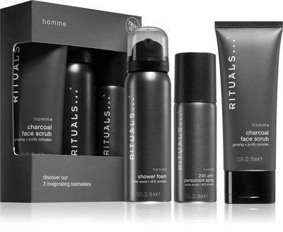 Набір RITUALS... homme trial set 3 invigorating bestsellers (shower gel, anti-perspirant, scrub) 2639 фото