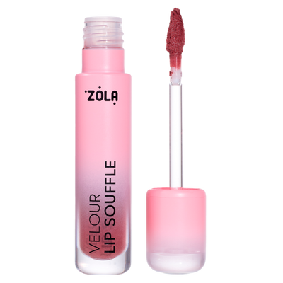 Оксамитова матова помада ZOLA Velour Lip Souffle - 05 Cozy Pink (4.2 ml) 4416 фото