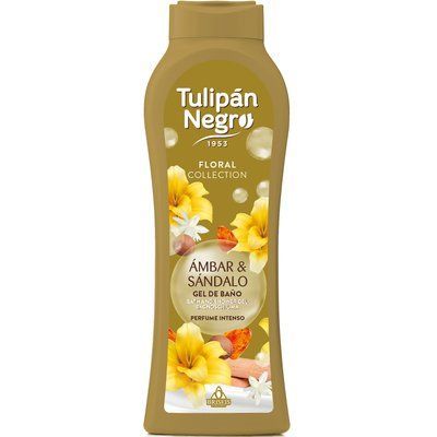 Гель для душу парфумований Tulipan Negro Shower Gel - Ambar & Sandalo (650 ml) 4081 фото