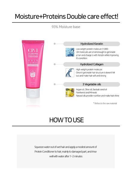 GVC Кондиціонер відновлюючий ESTHETIC HOUSE CP-1 3 Seconds Hair Fill-Up Conditioner (500 ml) 4710 фото
