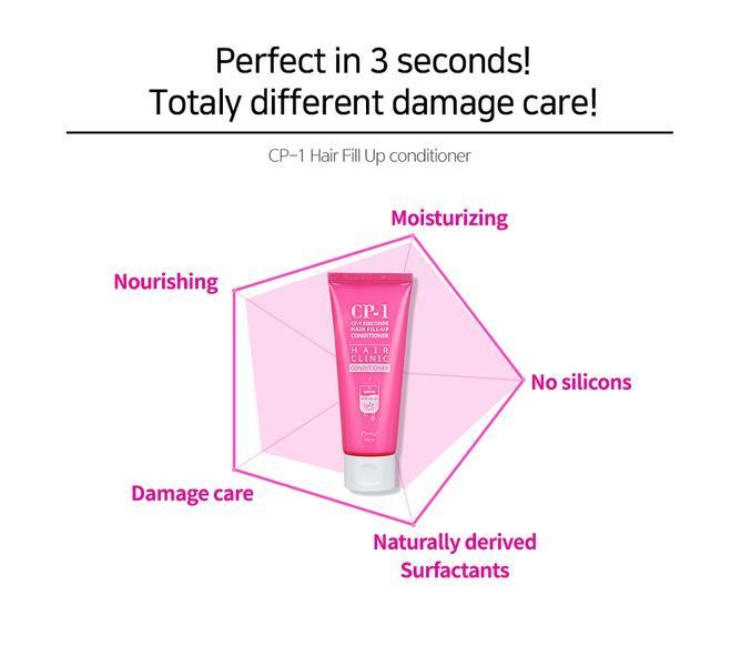 GVC Кондиціонер відновлюючий ESTHETIC HOUSE CP-1 3 Seconds Hair Fill-Up Conditioner (500 ml) 4710 фото