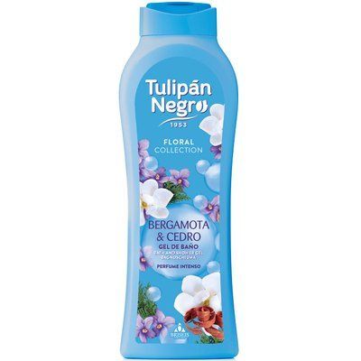 Гель для душу парфумований Tulipan Negro Shower Gel - Bergamota & Cedro (650 ml) 4085 фото