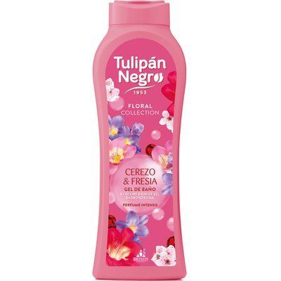 Гель для душу парфумований Tulipan Negro Shower Gel - Cerezo & Fresia (650 ml) 4082 фото