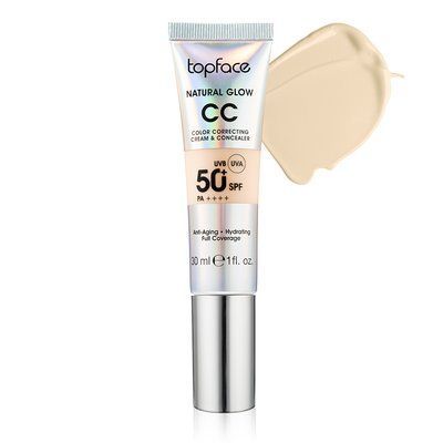 Тональный крем TopFace Natural Glow CC Cream & Concealer PT472 - 002 (30 ml) 4190 фото
