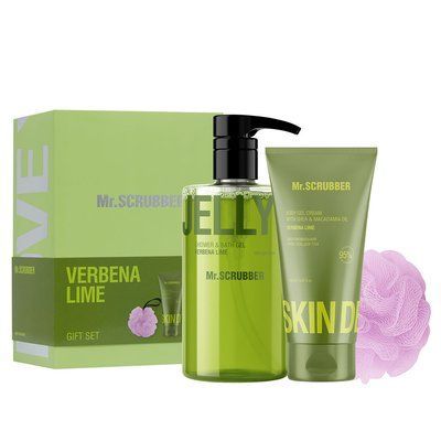 Подарунковий набір Mr. Scrubber Gift Set Verbena Lime 3371 фото