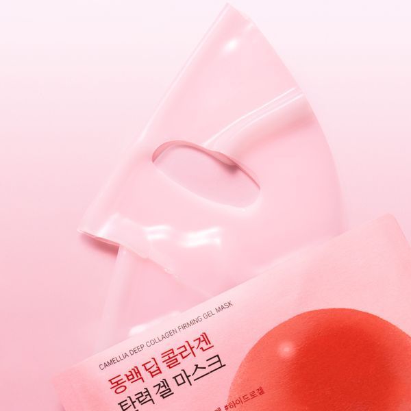Гелевая маска с коллагеном ROUND LAB Camellia Deep Collagen Firming Gel Mask (34 ml) 4838 фото