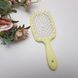 Гребінець для волосся Janeke 1830 Superbrush The Original Italian 93SP226GIA Soft Yellow 1770767934 фото 2