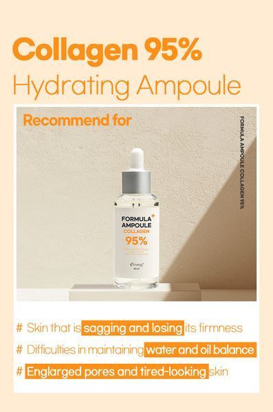 Сироватка для обличчя выдновлююча з колагеном Esthetic House Formula+ Ampoule Collagen 95% (80 ml) 4018 фото