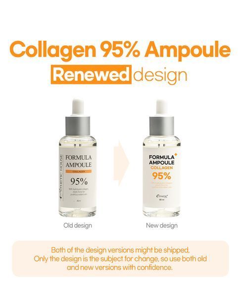 Сироватка для обличчя выдновлююча з колагеном Esthetic House Formula+ Ampoule Collagen 95% (80 ml) 4018 фото