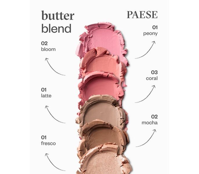 Бронзер для лица в стике Paese x Żurawska butter blend bronze stick - 01 Latte (6 г) 3198 фото