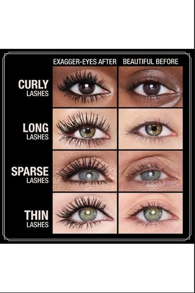 Туш для вій Charlotte Tilbury Exagger-Eyes Volume Mascara Travel - Black (4 ml) 491 фото