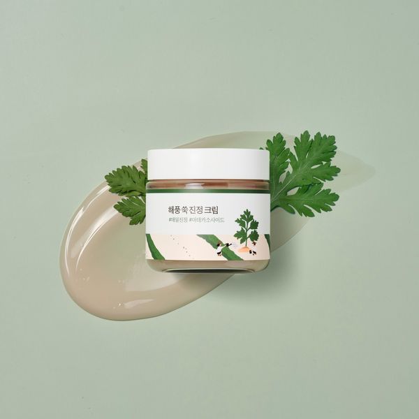 Заспокійливий крем з морським полином ROUND LAB Mugwort Calming Cream (80 ml) 4834 фото