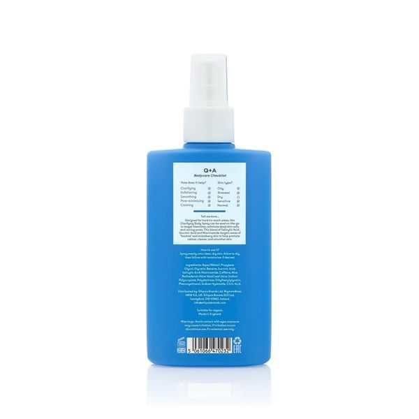 Спрей для тела с салициловой кислотой Q+A Salicylic Acid Body Mist (150 ml) 4235 фото