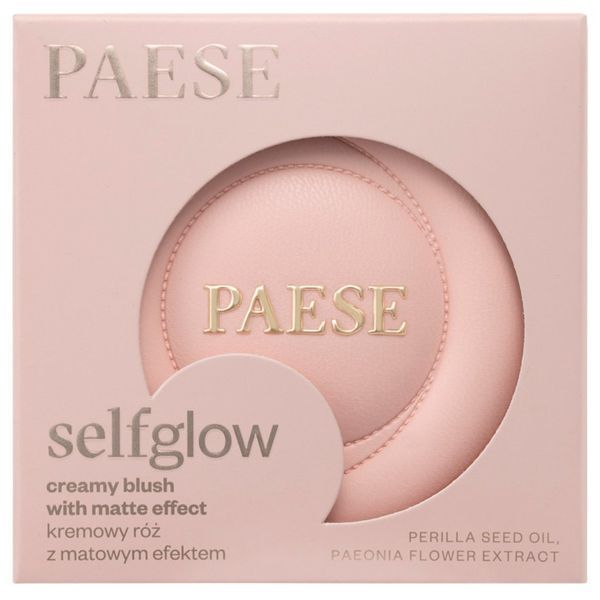 Румяна кремова Paese Selfglow Creamy blush matte effect - 01 Peony Kiss (8 g) 3939 фото
