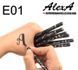 Олівець для очей WoBs eye contour pencil - E01 чорний (матовий) 9827 фото 3
