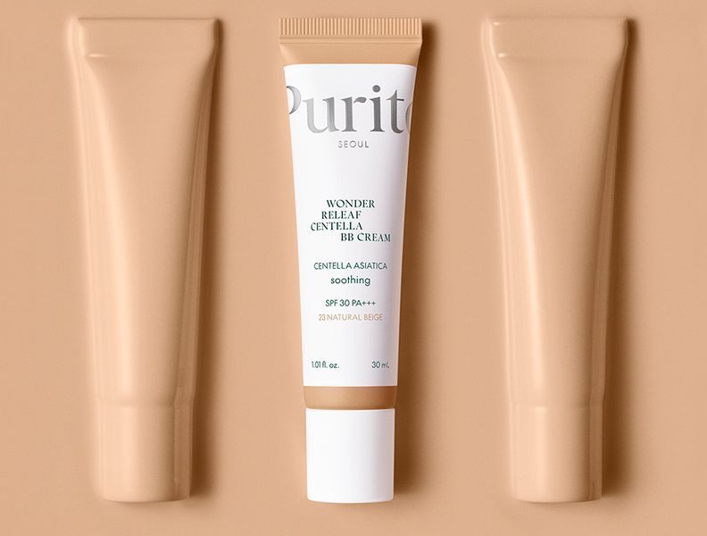 BB крем з екстрактом центели Purito Cica Clearing BB Cream регенеруючий - №23 Neutral Beige (30 мл) 8458 фото