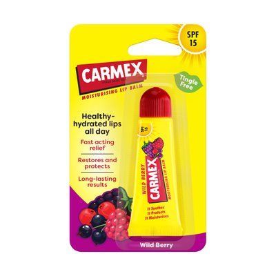 Бальзам для губ Carmex Moisturising Lip Balm SPF 15 - Wild Berry (10 г) 4768 фото