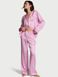 Пижама Victoria's Secret Signature Satin Heart Long Pajama Set (размер S) 3953 фото 2