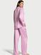 Пижама Victoria's Secret Signature Satin Heart Long Pajama Set (размер S) 3953 фото 3