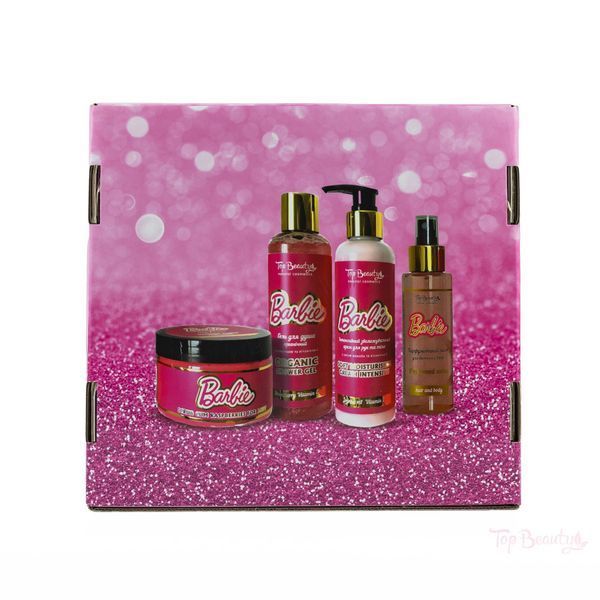 Подарочный бокс Top Beauty Barbie pink (гель для душа, крем для тела, мист, скраб) 4253 фото