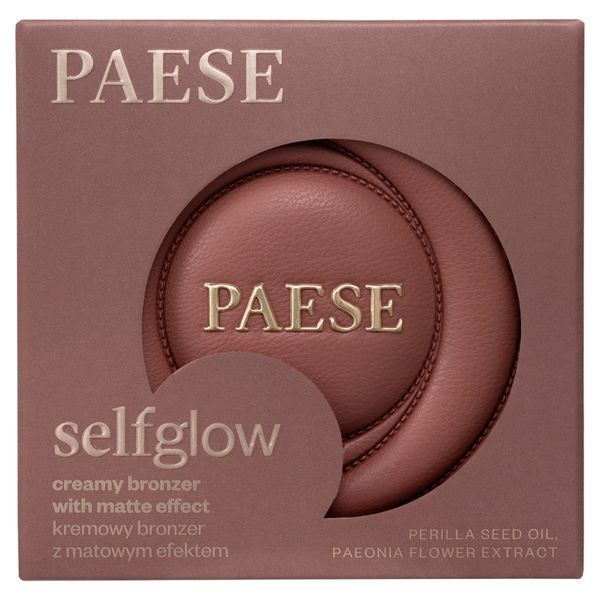 Бронзер кремовий Paese Selfglow Creamy matte effect - 01 Velvet Tan (8 g) 3853 фото