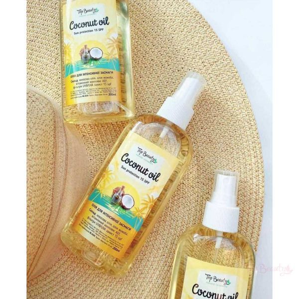 Масло для интенсивного загара Top Beauty SPF 15 (200 ml) 2292 фото