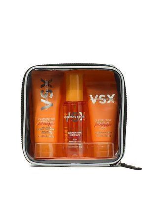 Подарунковий набір Victoria's Secret VSX Clementine Hibiscus (body cream, mist, body wash) 3804 фото