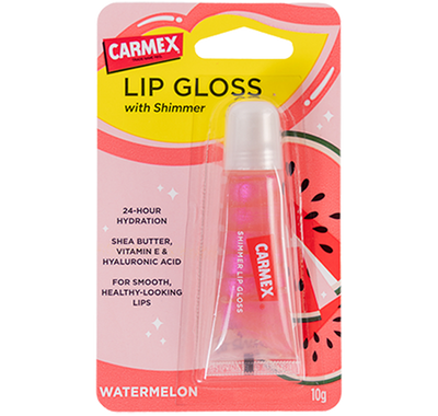 Блиск для губ Carmex Lip Gloss with Shimmer - Watermelon (10 g) 4774 фото