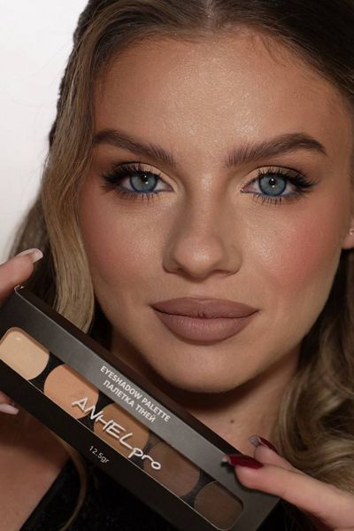 Палетка матових тіней для очей ANHELpro Eyeshadow palette - PT01 (12.5 g) 3463 фото