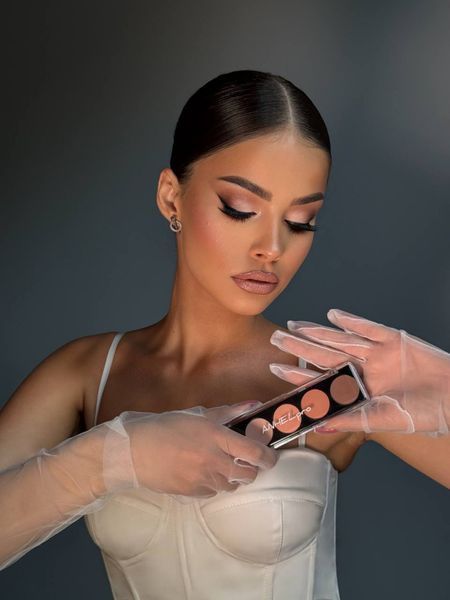 Палетка матових тіней для очей ANHELpro Eyeshadow palette - PT02 (12.5 g) 3465 фото