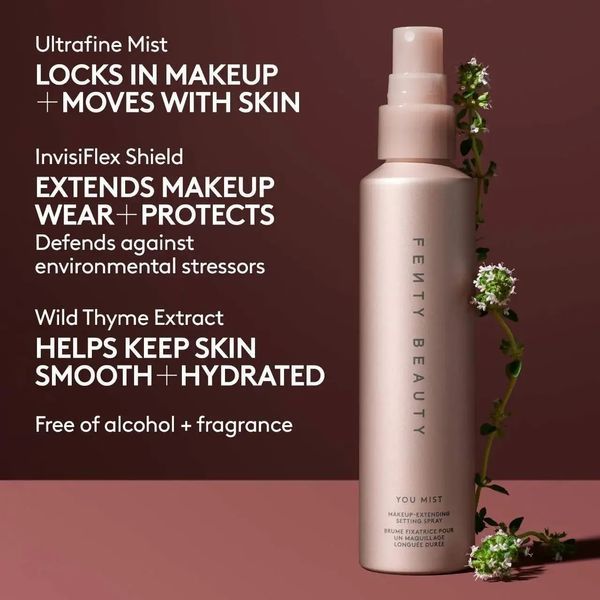 Спрей для фіксації макіяжу зволожуючий Fenty Beauty by Rihanna You Mist Makeup-Extending Setting Spray (100 ml) 1548 фото