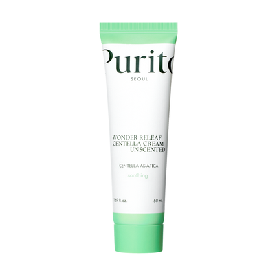 Крем для чутливої шкіри з центеллою без ефірних олій Purito Seoul Wonder Releaf Centella Cream Unscented (50 ml) 4249 фото