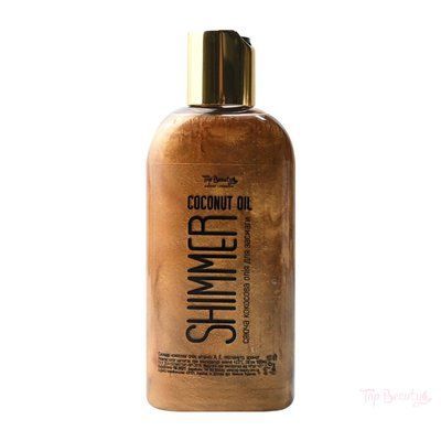 Кокосовое масло для загара с шиммером Top Beauty (100 ml) 2313 фото