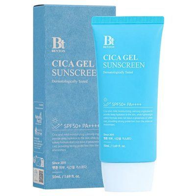 Зволожуюча сонцезахисна крем-сироватка з центелою BENTON Cica Gel Sunscreen Serum SPF50 PA++++ (50 ml) 4149 фото