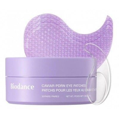 Гідрогелеві патчі під очі з ікрою та PDRN Biodance Caviar PDRN Eye Patches (30пар/60шт) 4847 фото