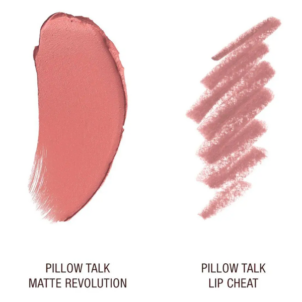 Подарунковий набір Charlotte Tilbury Pillow Talk Lip Kit Matte Revolution 80 фото